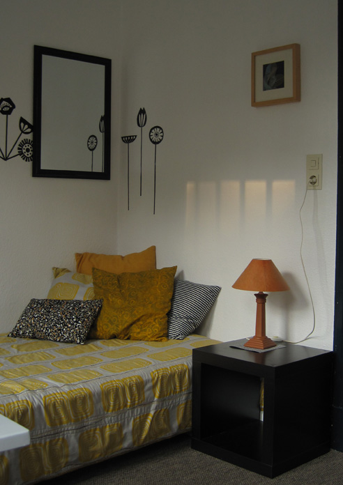 das zweite Bett, bei Einzelbelegung ein guter Platz zum Entspannen